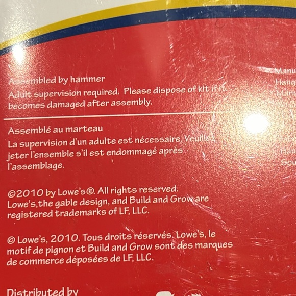 Pack of 3 build and grow - only needs hammer for assembly - Picture 6 of 6